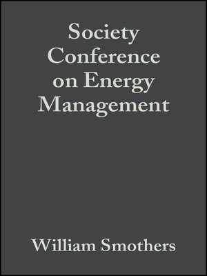 cover image of Society Conference on Energy Management